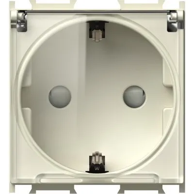 Modul Priza SCHUKO+capac 1P 16A ST IP20 fildes, TEM Modul TEM-VM11IT-B