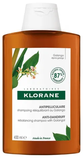 Klorane Șampon anti-mătreață Galanga (Anti-Dandruff Rebalancing Shampoo) 400 ml