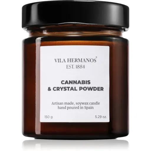 Vila Hermanos Apothecary Cannabis & Crystal Powder lumânare parfumată 150 g
