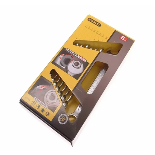 Set 8 chei combinate Stanley maxi-drive 8, 10, 11, 13, 14, 15, 17, 22 mm