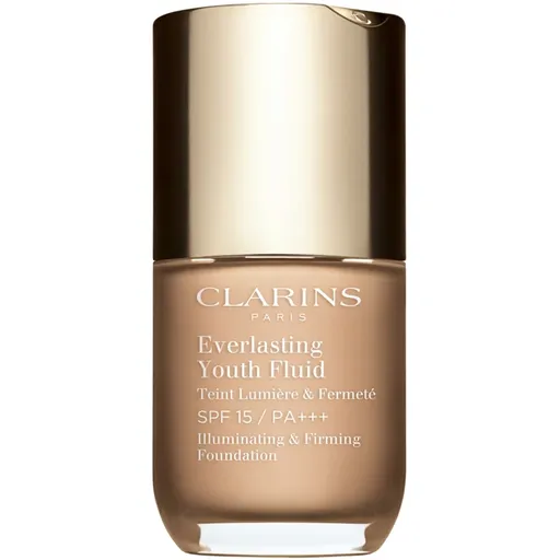 Clarins Everlasting Youth Fluid Foundation make-up pentru luminozitate SPF 15 culoare 108.3 Organza 30 ml