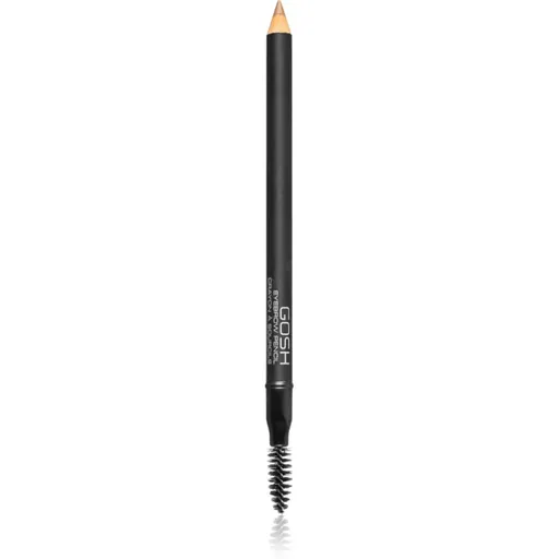 Gosh Eyebrow creion pentru sprancene cu pensula culoare 01 Brown 1.2 g