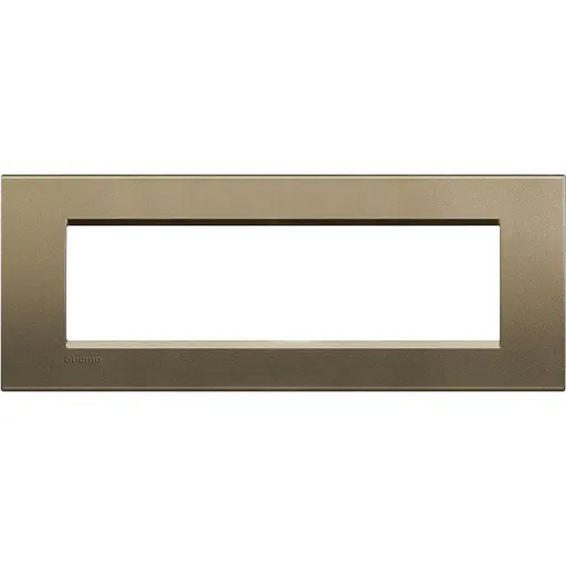 Rama ornament 7 module Bticino Living Light LNA4807SQ, metal