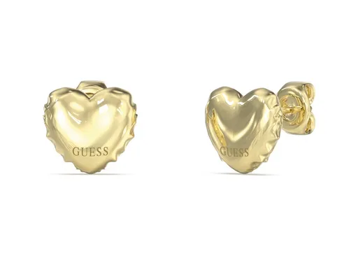 Guess Cercei romantici placați cu aur Inimă Iconique JUBE05543JWYGT/U