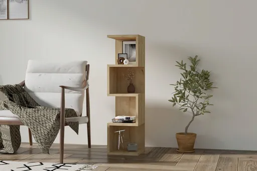 Corp biblioteca, Hanah Home, Alin, 25x95x27 cm, Maro