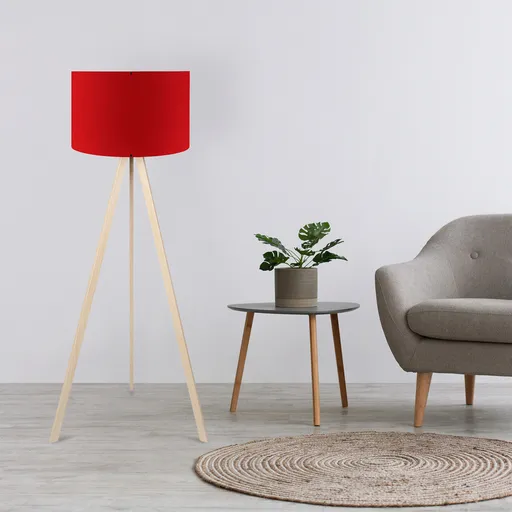 Lampadar, Opviq, 780SGN2463, Roșu / Crem