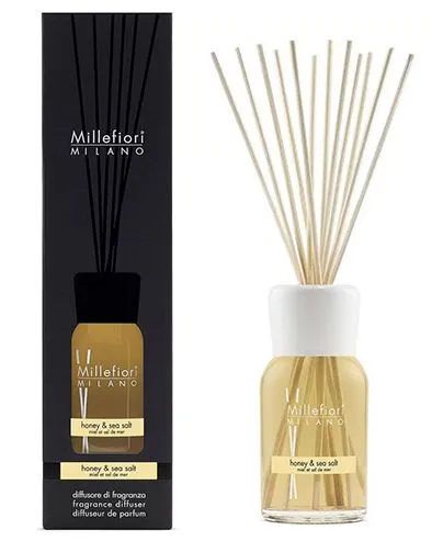 Millefiori Milano Difuzor de aromă Natural Honey & Sea salt 100 ml