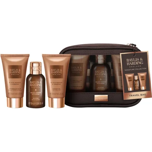 Baylis & Harding Black Pepper & Ginseng set cadou pentru călătorii