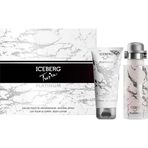 Iceberg Twice Platinum set cadou pentru femei 1 buc