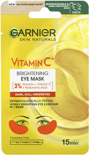 Garnier Mască de ochi de iluminare Vitamin C (Brightening Eye Mask) 5 g