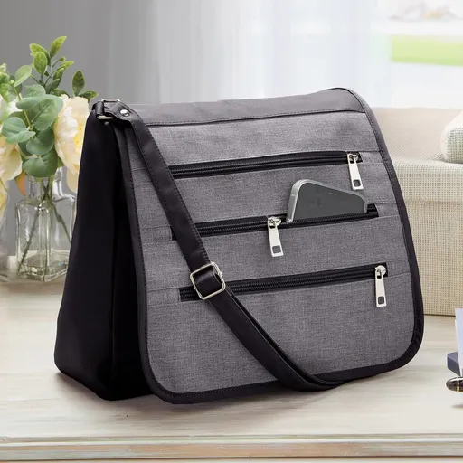 Geantă de umăr cu organizator