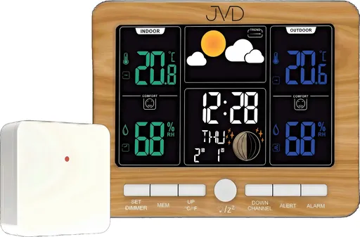 JVD Stație meteorologică cu control radio RB6685.2