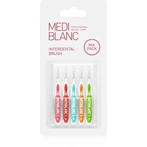 MEDIBLANC Interdental Pick-brush Mix perie interdentara 5 buc