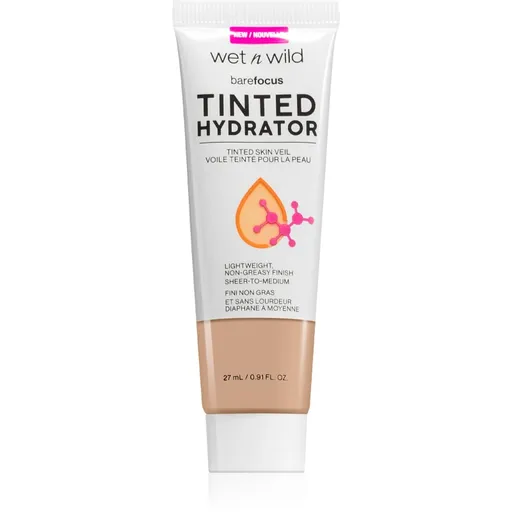 Wet n Wild BareFocus Tinted Hydrator lichid nuanțator pentru uniformizarea tenului culoare Light 27 ml