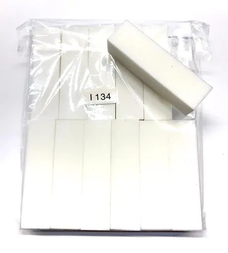 Set 12 Buffere Unghii Albe, Refolosibile