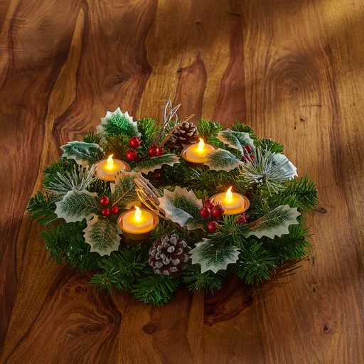 Coroniță de Advent cu LED "Cesmina"