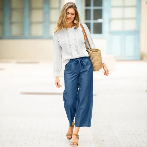 Pulover cu model împletitură