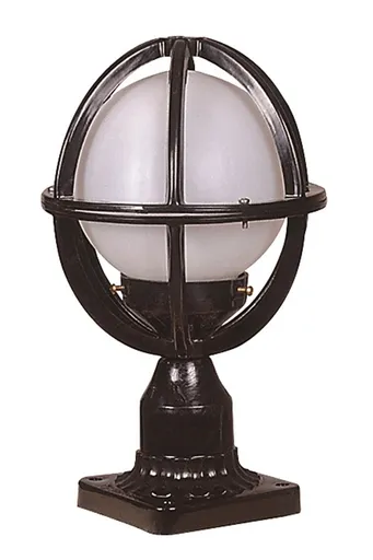 Lampa de exterior, Opviq, 685AVN1139, Alb/Negru