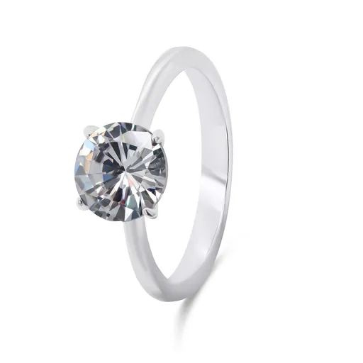 Brilio Silver Inel atemporal din argint cu zircon transparent RI057W 50 mm