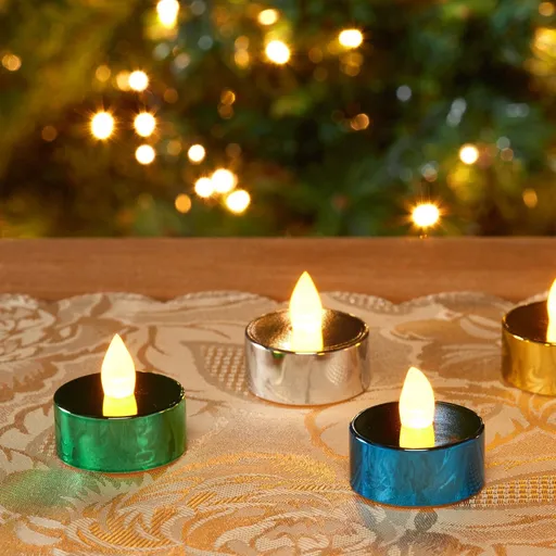 Set de 5 lumânări cu LED