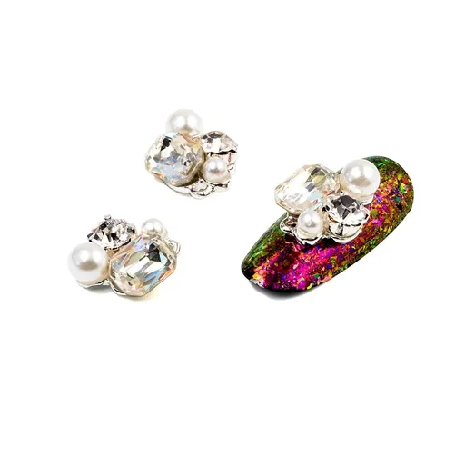 Cristale Unghii Multicolor Nr. 90, Set 3 buc