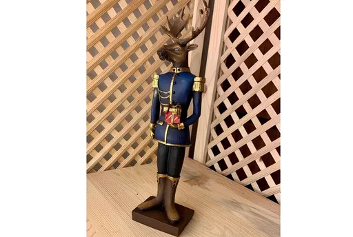 Decoratiune, CY0642, 10x10x36 cm, Poliester, Multicolor