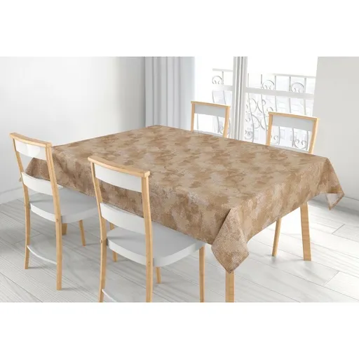 Față de masă Bellatex Adela Piele de șarpe maro,100 x 100 cm, 100 x 100 cm