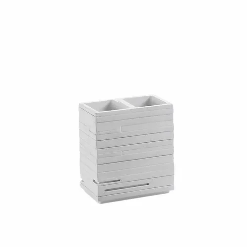 Suport de periuțe GEDY QU9802 Quadrotto, alb