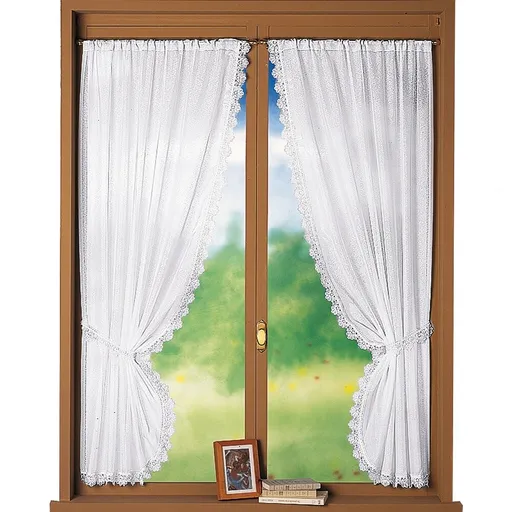 Set de perdele din dantelă macrame 1 pereche