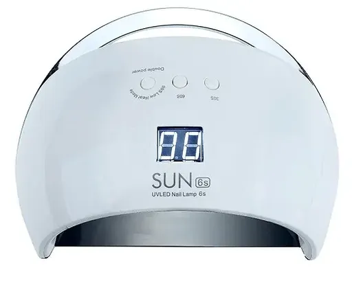 Lampa Unghii UV LED Sun 6S, 48W, Alba