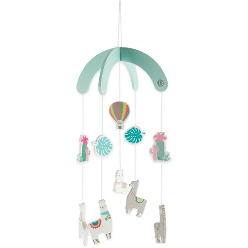 Bieco Wooden Mobile carusel pentru pătuț 0 m+ Llama 1 buc