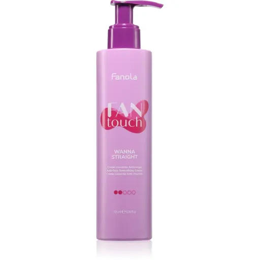 Fanola FAN touch Wanna Straight cremă pentru netezirea părului anti-electrizare 200 ml