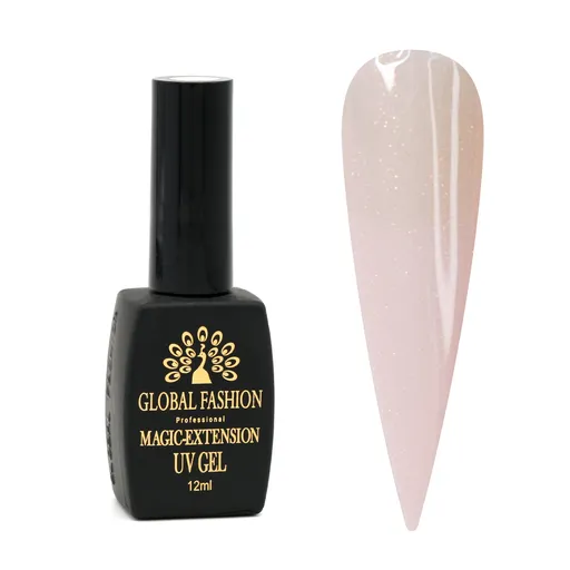 Gel Constructie Unghii cu Sclipici Magic Extension 12 ml, Nude G04, TPO Free