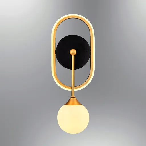 Aplica de perete, Opviq, 414LRC1141, Maro antichizat