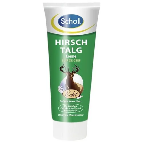 Scholl Cremă de plante pentru pielea uscată a picioarelor și mâinilor Hirsch Talg (Cream) 100 ml