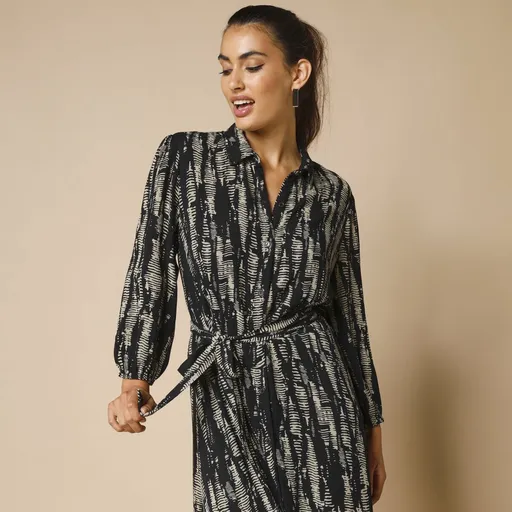 Rochie cămașă cu imprimeu