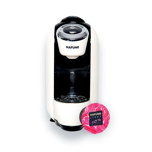 Enjoy 100 Light - Abonament 100 Capsule Premium Kafune Pe Lună și Espressor Inclus