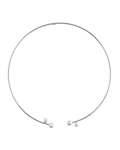 Victoria Cruz Colier fix din argint, cu perle Sera A5557-00HG