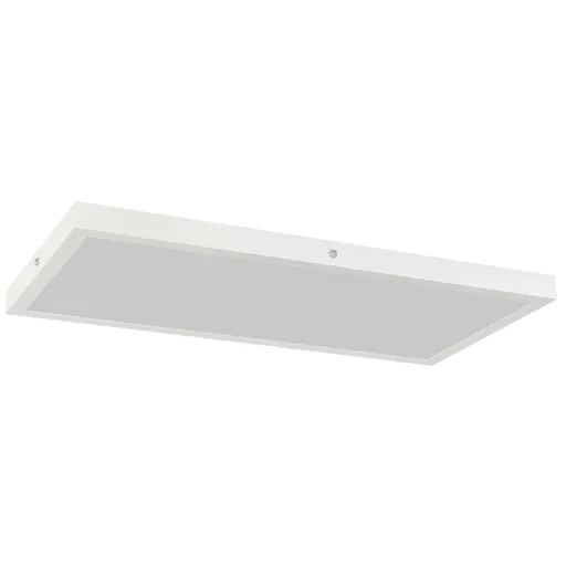 HOMCOM Set de 2 Plafoniere LED Subțiri cu Design Minimalist și Modern, Reglabile, Candelabru LED din Oțel și Plastic, 60x30x3,7 cm, Alb | Aosom Romani