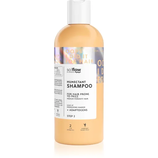 so!flow Medium Porosity Hair Humectant Shampoo sampon pentru indreptarea parului anti-electrizare 400 ml