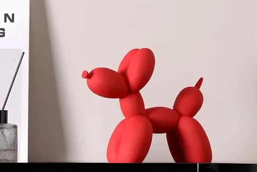 Decoratiune, CY0414, 17x8x22 cm, Poliester, Rosu