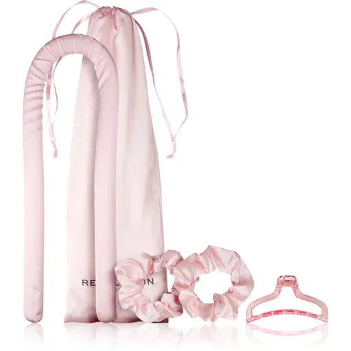 Revolution Haircare Curl Enhance set cadou pentru formarea buclelor culoare Pink 4 buc