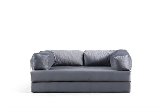 Canapea extensibila 2 locuri, Atelier del Sofa, 560ARE4164, Gri pal
