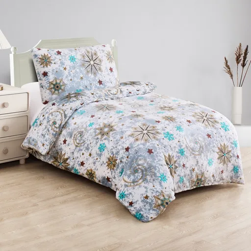 Lenjerie de pat din microfibră Estrellas, 140 x200 cm, 70 x 90 cm