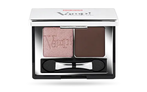 PUPA Milano Farduri de ochi Vamp! (Compact Duo Eyeshadow) 2,2 g 002 Pink Earth