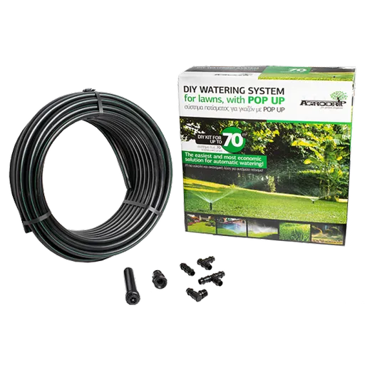 Kit sistem de irigare gazon, maximum 70 mp