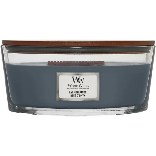 Lumânare parfumată WoodWick Evening Onyx, 453 g