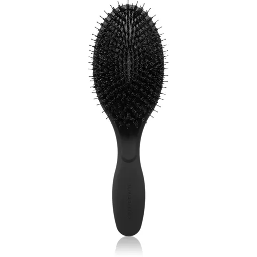 Olivia Garden Expert Care Boar & Nylon Bristles Black perie ovală pentru păr 1 buc