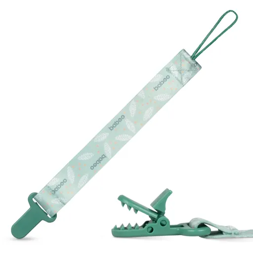 Baboo Textile Soother Holder clips pentru suzetă Peachy Keen 1 buc