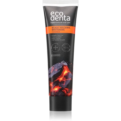 Ecodenta Black Volcanic Whitening pasta de dinti cu efect innalbitor 100 ml
